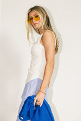 Kimberly Tank Top in White - FINAL SALE