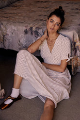 Janae Polka Dot Midi Dress - FINAL SALE
