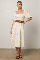 Claire Floral Midi Dress - FINAL SALE