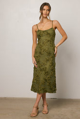 Cyrus Textured Midi Dress - FINAL SALE