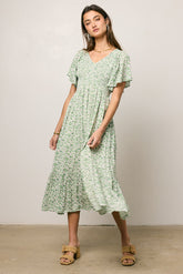 Lily Smocked Midi Dress - FINAL SALE