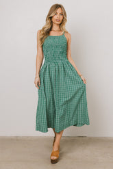 Reid Plaid Midi Dress - FINAL SALE