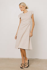 Kyra Midi Dress in Khaki - FINAL SALE