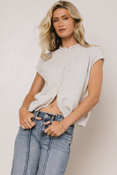 Clark Cardigan in Grey - FINAL SALE