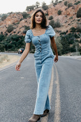 Mazie Denim Jumpsuit - FINAL SALE