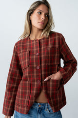 Quinley Plaid Jacket - FINAL SALE