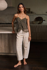 Fern Tank Top in Olive - FINAL SALE