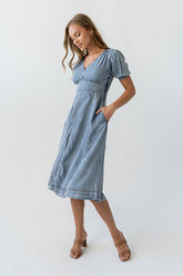 Andie Denim Midi Dress - FINAL SALE