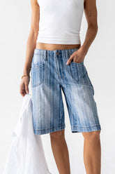 Franklin Striped Bermuda Shorts - FINAL SALE