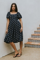 Tara Embroidered Midi Dress - FINAL SALE