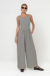 Rae Gingham Jumpsuit - FINAL SALE