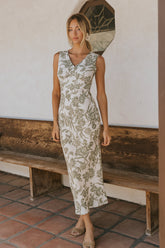Maylin Sleeveless Floral Maxi Dress