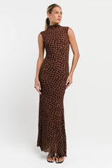 Ariel Textured Maxi Dress