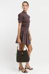 Maria Plaid Mini Dress